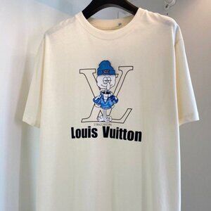 Louis Vuitton x SpongeBob Squidward Graphic T-shirt - White Cotton Tee